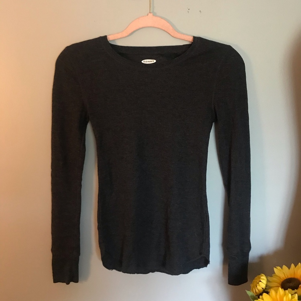 Old Navy dark gray pj shirt